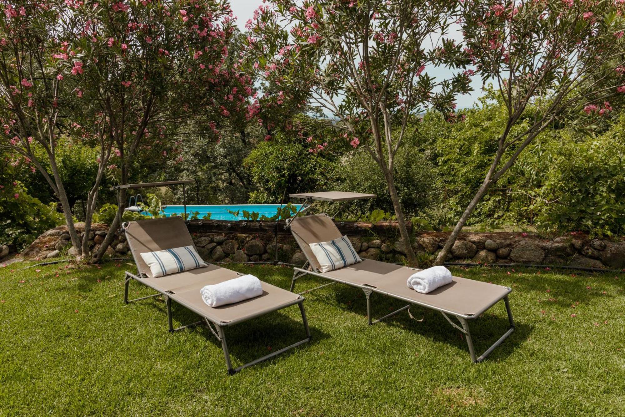 Casa Rural en Candeleda con piscina y un maravilloso jardín Exterior foto